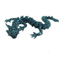 Flexi-Mech Dymond Eyez Royal Elite Dragon Fully Articulated 3d Printed Fidget Toy Bling Choose Color