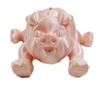 Flexi-Mech Piggy Bank Articulated Pig Functional 3d Printed Kids Toy Bank Choose A Color