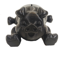 Flexi-Mech Piggy Bank Articulated Pig Functional 3d Printed Kids Toy Bank Choose A Color