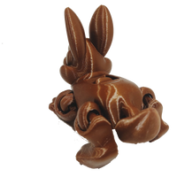 Flexi-Mech Rabbit Run Articulated Mechanical 3d Printed Toy Bunnny Choose Color