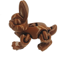 Flexi-Mech Rabbit Run Articulated Mechanical 3d Printed Toy Bunnny Choose Color