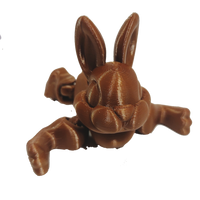 Flexi-Mech Rabbit Run Articulated Mechanical 3d Printed Toy Bunnny Choose Color
