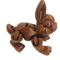 Flexi-Mech Rabbit Run Articulated Mechanical 3d Printed Toy Bunnny Choose Color