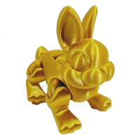 Flexi-Mech Rabbit Run Articulated Mechanical 3d Printed Toy Bunnny Choose Color