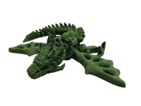 FlexiMech Zombie War Dragon Articulated 3d Printed  Mechanical Fidget Toy Choose Color
