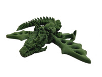 FlexiMech Zombie War Dragon Articulated 3d Printed Mechanical Fidget Toy Choose Color