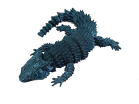 Flexi-Mech Armadillo Lizard Flexible Fully Articulated 3d Printed Fidget Toy Choose Your Color And Size