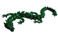 Flexi-Mech Dymond Eyez Royal Dragon Fully Articulated 3d Printed Fidget Toy Bling Choose Color