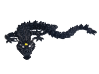 Flexi-Mech Dymond Eyez Royal Dragon Fully Articulated 3d Printed Fidget Toy Bling Choose Color