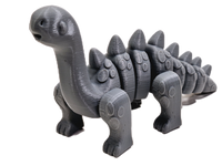 FlexiMech Brontosaurus Fully Articulated 3d Printed Fidget Figure Dinosaur Toy