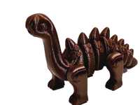 FlexiMech Brontosaurus Fully Articulated 3d Printed Fidget Figure Dinosaur Toy