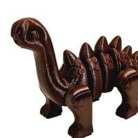 FlexiMech Brontosaurus Fully Articulated 3d Printed Fidget Figure Dinosaur Toy