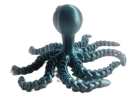 Dieymond Eyes Crazy 3D Printed Octopus Flexible Articulated 5.5" Fidget 8 Legs Bling Toy