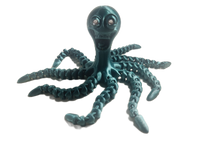 Dieymond Eyes Crazy 3D Printed Octopus Flexible Articulated 5.5" Fidget 8 Legs Bling Toy