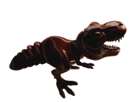 FlexiMech Jurrasic T-Rex Tyranosaurus Rex Articulated Mechanical 3d Printed Toy Dinosaur