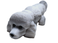 Flexibabies Cute Mini Puppy Fully Articulated 3d Printed 3.5" Baby Dog Fidget Toy