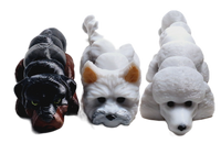 Flexibabies Cute Mini Puppy Fully Articulated 3d Printed 3.5" Baby Dog Fidget Toy