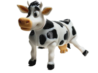Fleximech Cartoon Farm Dairy Cow Flexible Fully Articulated 3d Printed Fidget Toy