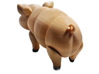 Fleximech Piglet Flexible Fully Articulated 3d Printed Farm Animal Fidget Toy