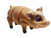 Fleximech Piglet Flexible Fully Articulated 3d Printed Farm Animal Fidget Toy