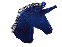 FlexiMech Unicorn Keychain 3D Printed Mini Statue Head Backpack Charm Choose Color