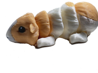 Flexibabies Cute Mini Baby Guinea Pig Articulated 3d Printed 3.5" Fidget Toy