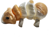 Flexibabies Cute Mini Baby Guinea Pig Articulated 3d Printed 3.5" Fidget Toy