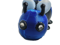 Dieymond Eyes Bumble Bee & Bee Hive Tiny Articulated 3d Printed Fidget Toy Choose Color