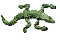 Flexi-Mech Komodo Dragon Flexible Fully Articulated 3d Printed Reptile Fidget Toy