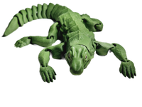 Flexi-Mech Komodo Dragon Flexible Fully Articulated 3d Printed Reptile Fidget Toy