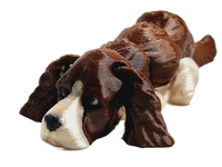 Flexibabies Cute Mini Puppy Fully Articulated 3d Printed 3.5" Baby Dog Fidget Toy