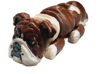 Flexibabies Cute Mini Puppy Fully Articulated 3d Printed 3.5" Baby Dog Fidget Toy