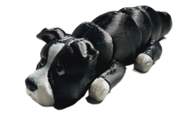 Flexibabies Cute Mini Puppy Fully Articulated 3d Printed 3.5" Baby Dog Fidget Toy