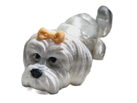 Flexibabies Cute Mini Puppy Fully Articulated 3d Printed 3.5" Baby Dog Fidget Toy