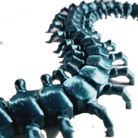 FlexiMech Diamondback Centipede Articulated 3d Printed Insect Toy