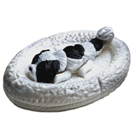 Flexibabies Cute Mini Puppy Fully Articulated 3d Printed 3.5" Baby Dog Fidget Toy