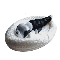 Flexibabies Cute Mini Puppy Fully Articulated 3d Printed 3.5" Baby Dog Fidget Toy