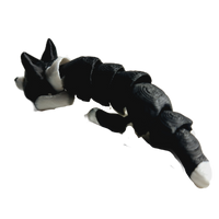 Flexibabies Cute Mini Puppy Fully Articulated 3d Printed 3.5" Baby Dog Fidget Toy