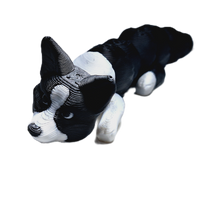 Flexibabies Cute Mini Puppy Fully Articulated 3d Printed 3.5" Baby Dog Fidget Toy