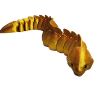 FlexiMech Moray EEL Fully Articulated 15" Long 3d Printed Sea Creature Fidget Toy