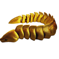 FlexiMech Moray EEL Fully Articulated 15" Long 3d Printed Sea Creature Fidget Toy