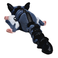 Fleximech Mini Baby Sugar Glider Articulated 3d Printed 3" Exotic Pet Fidget Toy Figure