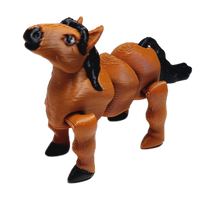Fleximech Baby Colt Articulated 3d Printed 3.5" Farm Horse Fidget Toy Figure