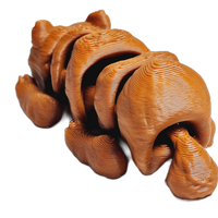 Fleximech Mini Bear Articulated 3d Printed 3" Baby Cub Fidget Toy Figure