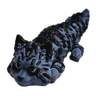 Flexibabies Cute Mini Kitten Fully Articulated 3d Printed 3.5" Baby Cat Fidget Toy