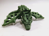 Flexi-Mech Zombie War Dragon Articulated 3d Printed Zombie Green Mechanical Fidget Toys