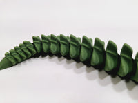 Flexi-Mech Zombie War Dragon Articulated 3d Printed Zombie Green Mechanical Fidget Toys