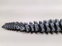 Flexi-Mech Zombie War Dragon Articulated 3d Printed Shiny Silver Mechanical Fidget Toys