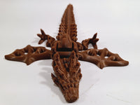 FlexiMech Zombie War Dragon Articulated 3d Printed Mechanical Fidget Toy Choose Color