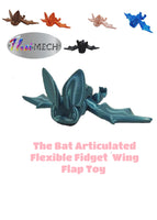 Flexi-Mech Bat Fully Articulated Wings Flap Mechanical 3d Printed Toy Bird Choose Color